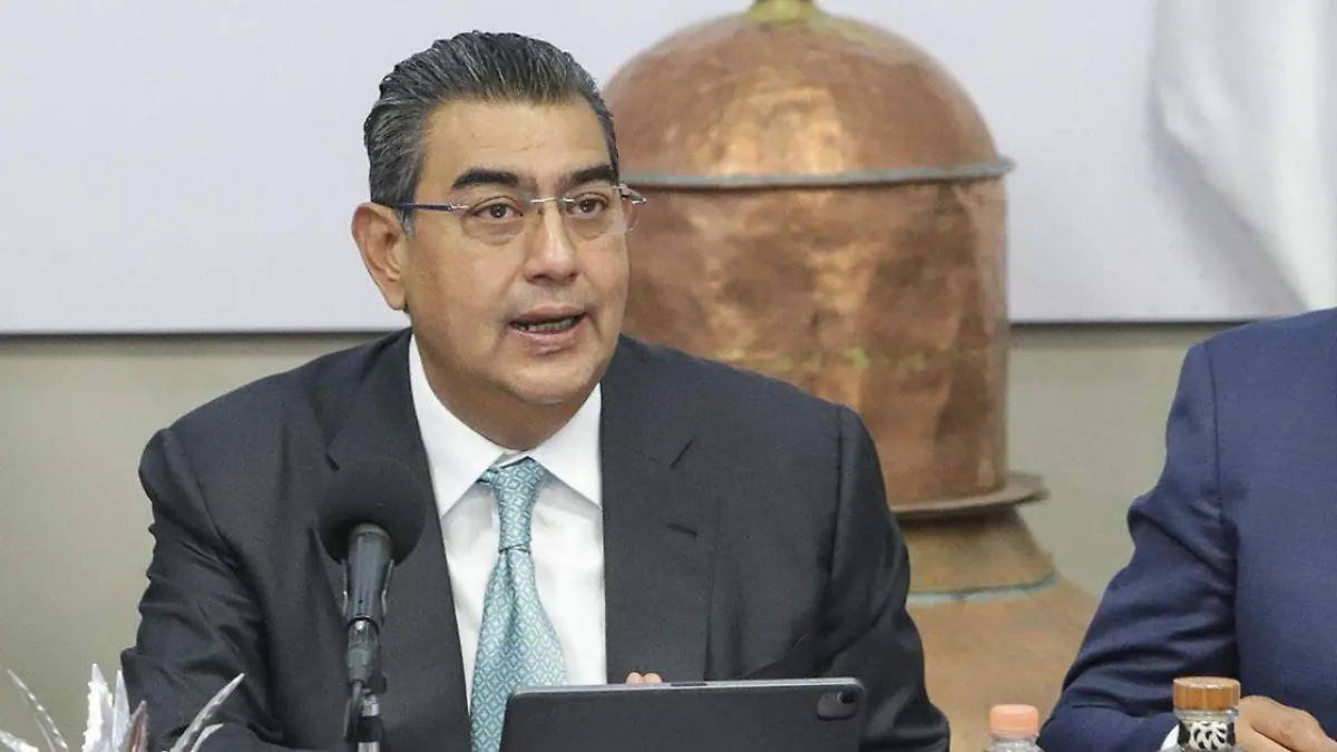 Sergio Salomón Céspedes Peregrina, durante un enlace con la conferencia de prensa matutina del presidente de México